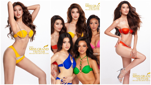 Top 5 đương nhiệm Miss Grand Vietnam 2022 khoe dáng nóng bỏng với bikini